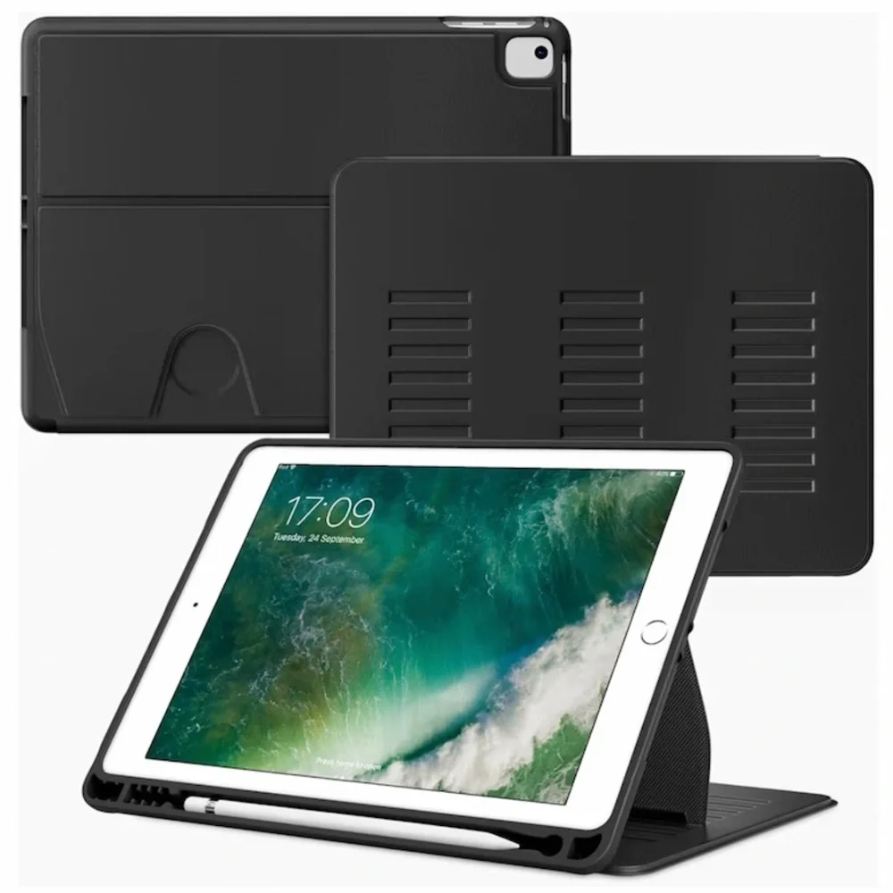 Black iPad Holder for iPad 6th/5th Generation.